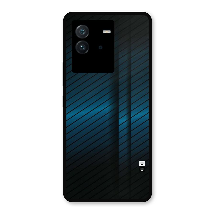 Royal Shade Blue Metal Back Case for iQOO Neo 6 5G
