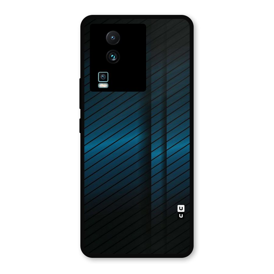 Royal Shade Blue Metal Back Case for iQOO Neo 7