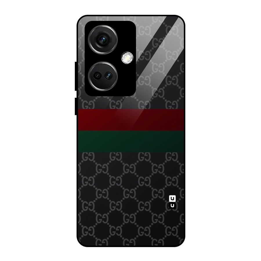 Royal Stripes Design Glass Back Case for OnePlus Nord CE 3 5G