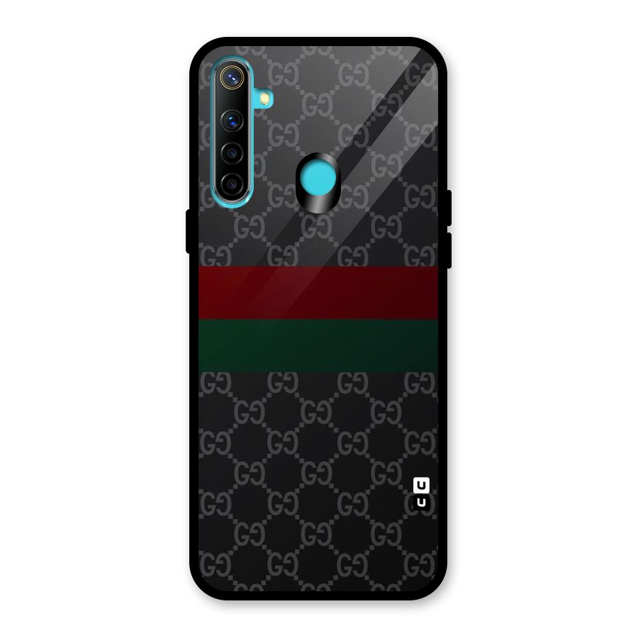 Royal Stripes Design Glass Back Case for Realme 5