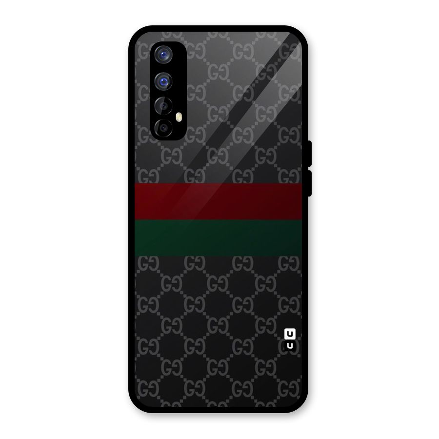 Royal Stripes Design Glass Back Case for Realme Narzo 20 Pro