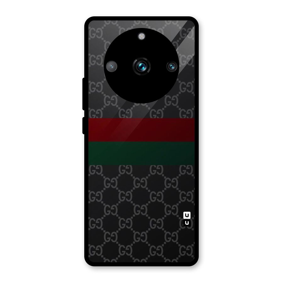 Royal Stripes Design Glass Back Case for Realme Narzo 60 Pro
