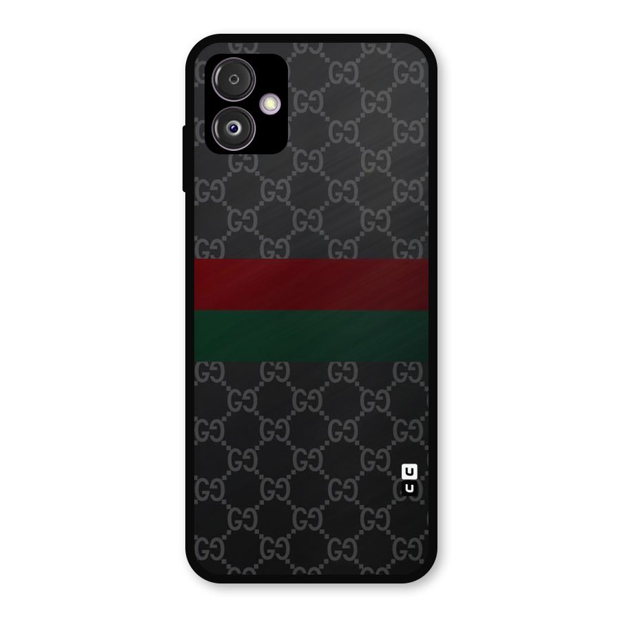 Royal Stripes Design Metal Back Case for Galaxy F14