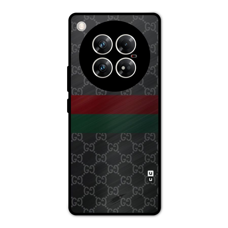 Royal Stripes Design Metal Back Case for Infinix Zero 40 5G