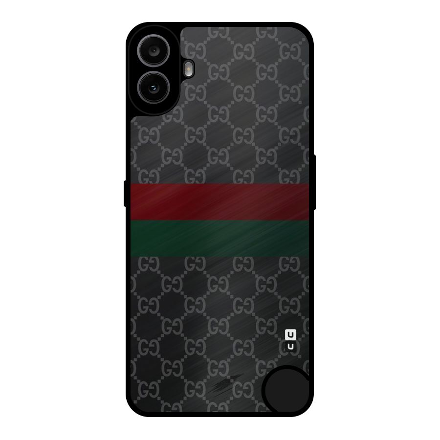 Royal Stripes Design Metal Back Case for Nothing CMF Phone 1