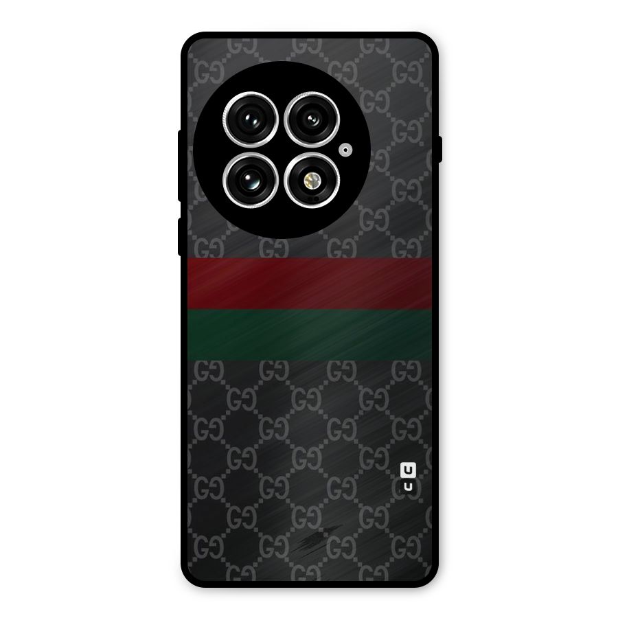Royal Stripes Design Metal Back Case for OnePlus 13
