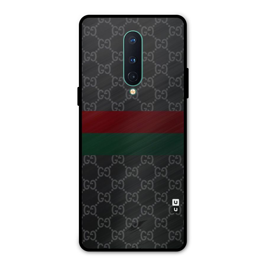 Royal Stripes Design Metal Back Case for OnePlus 8