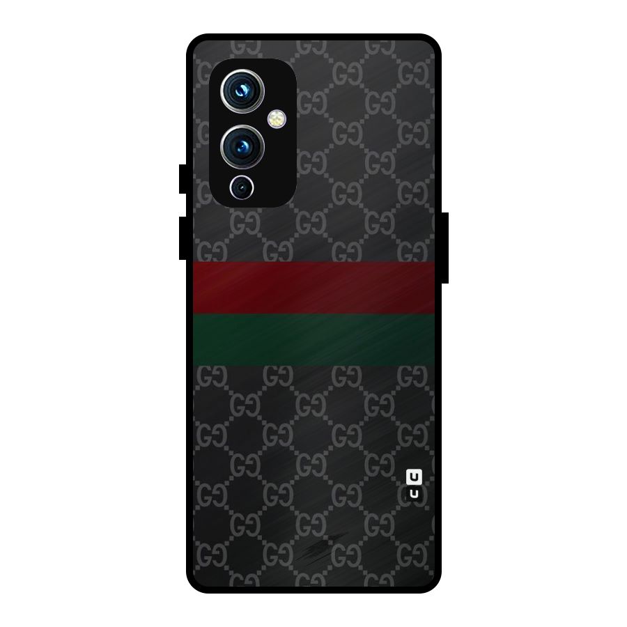 Royal Stripes Design Metal Back Case for OnePlus 9