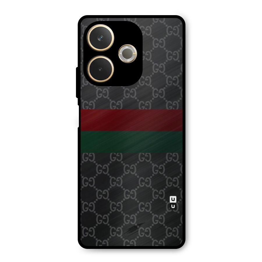 Royal Stripes Design Metal Back Case for Oppo A5 Pro