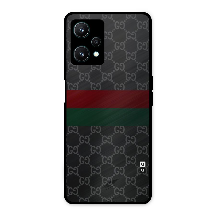 Royal Stripes Design Metal Back Case for Realme 9 Pro 5G