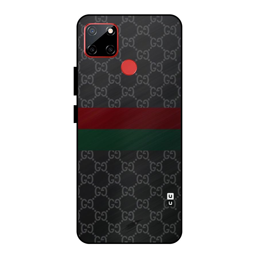 Royal Stripes Design Metal Back Case for Realme C12