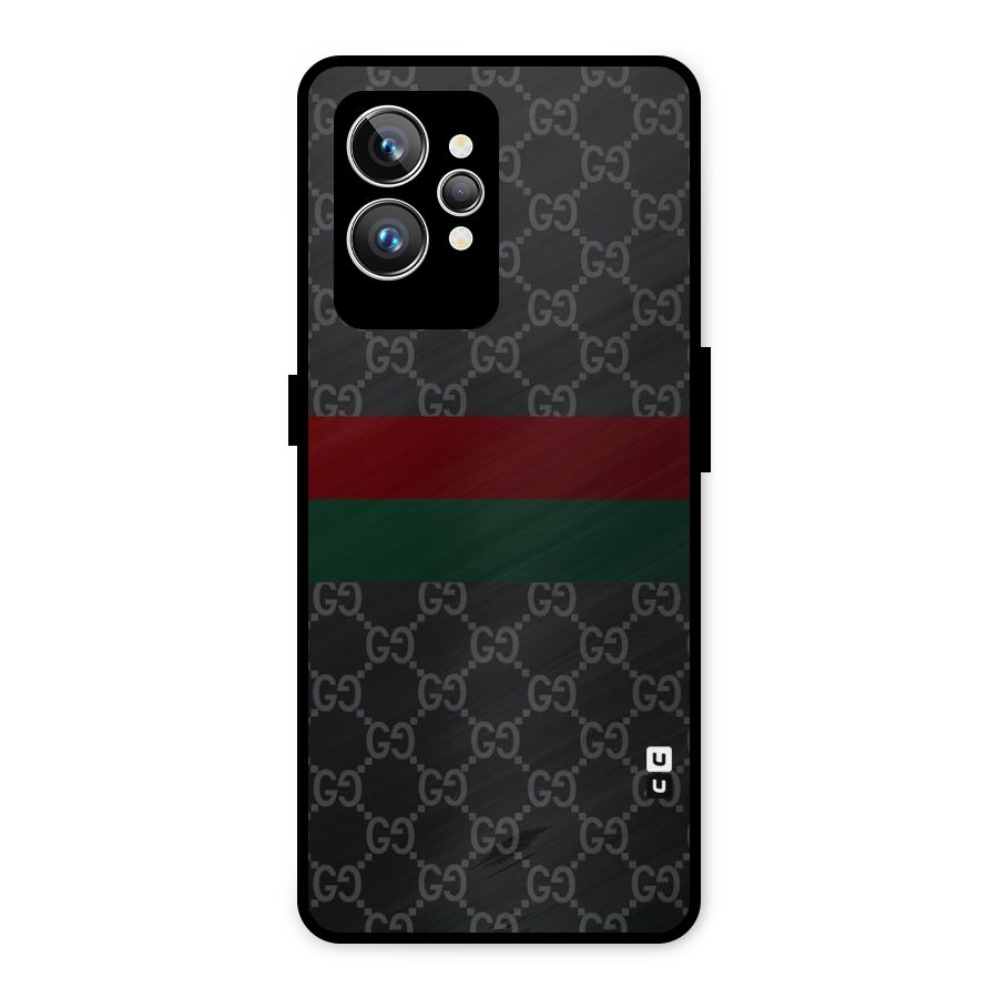 Royal Stripes Design Metal Back Case for Realme GT2 Pro
