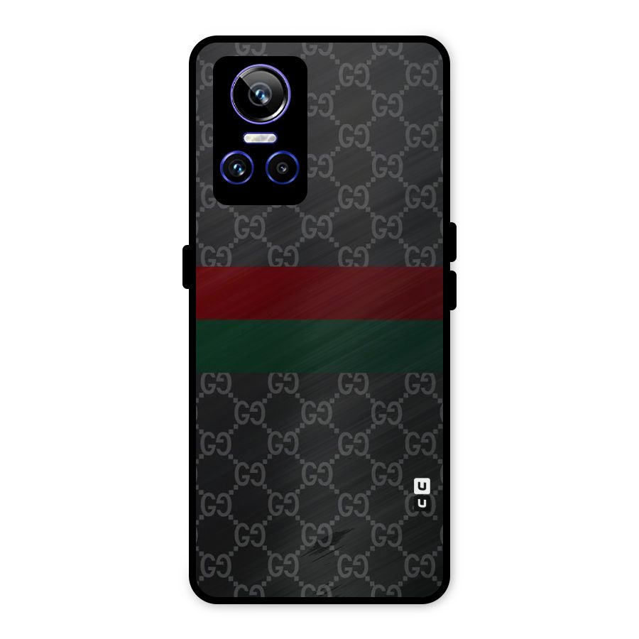 Royal Stripes Design Metal Back Case for Realme GT Neo 3