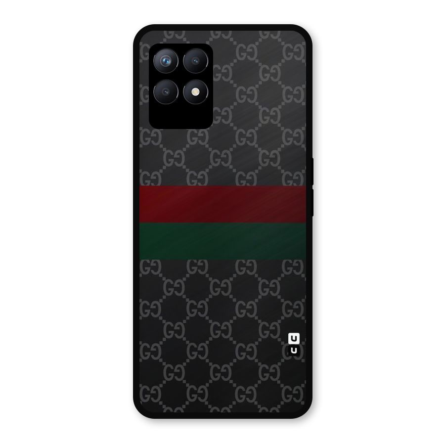 Royal Stripes Design Metal Back Case for Realme Narzo 50