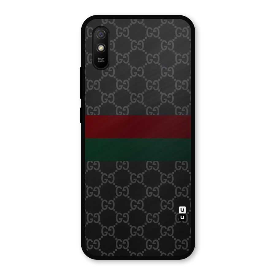 Royal Stripes Design Metal Back Case for Redmi 9i