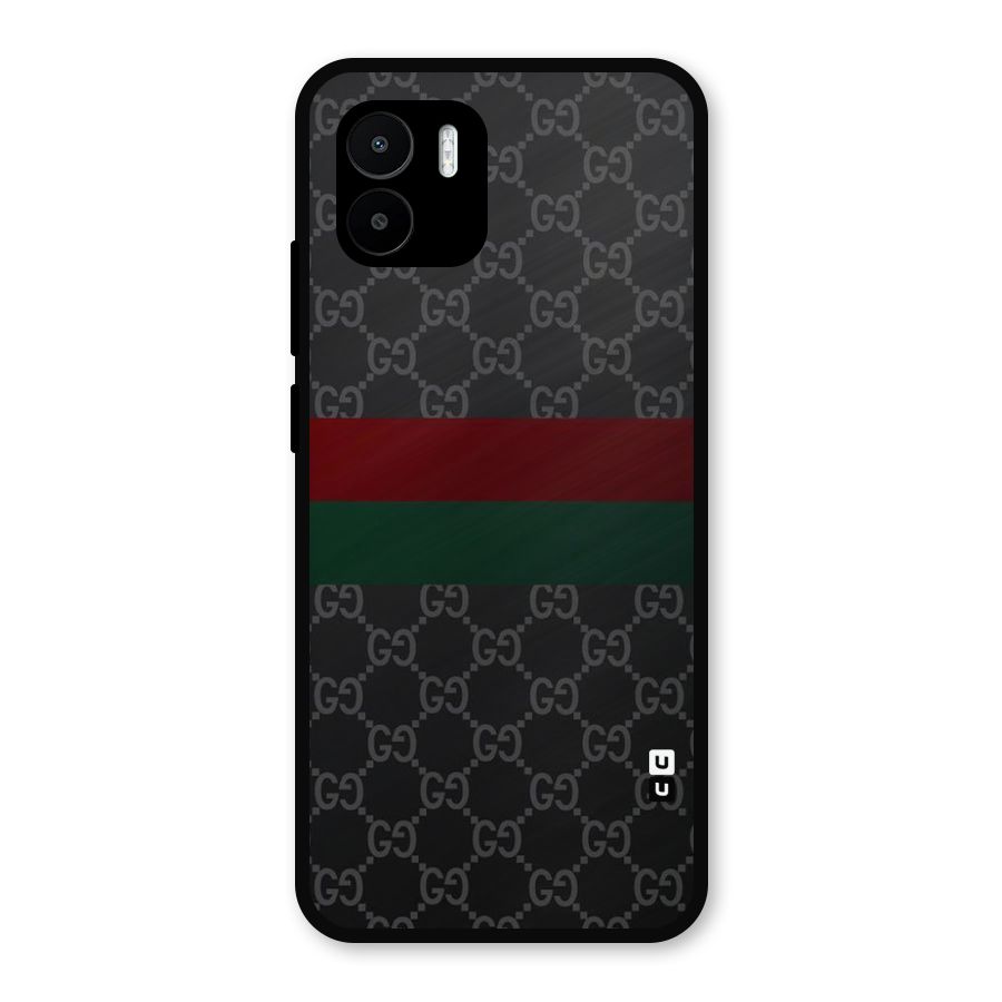 Royal Stripes Design Metal Back Case for Redmi A2