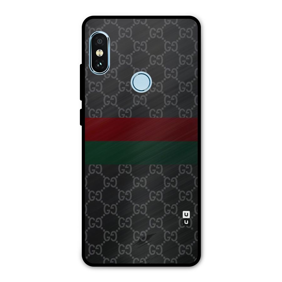 Royal Stripes Design Metal Back Case for Redmi Note 5 Pro