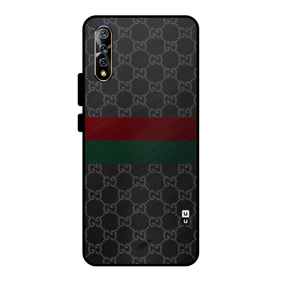 Royal Stripes Design Metal Back Case for Vivo S1