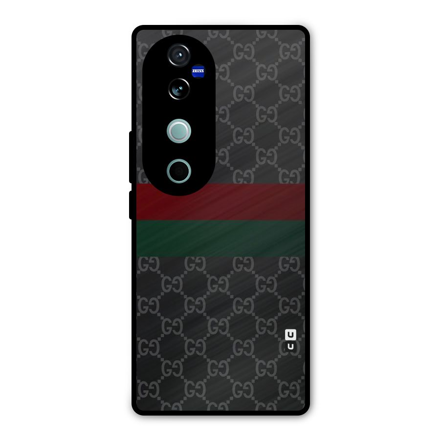 Royal Stripes Design Metal Back Case for Vivo V40