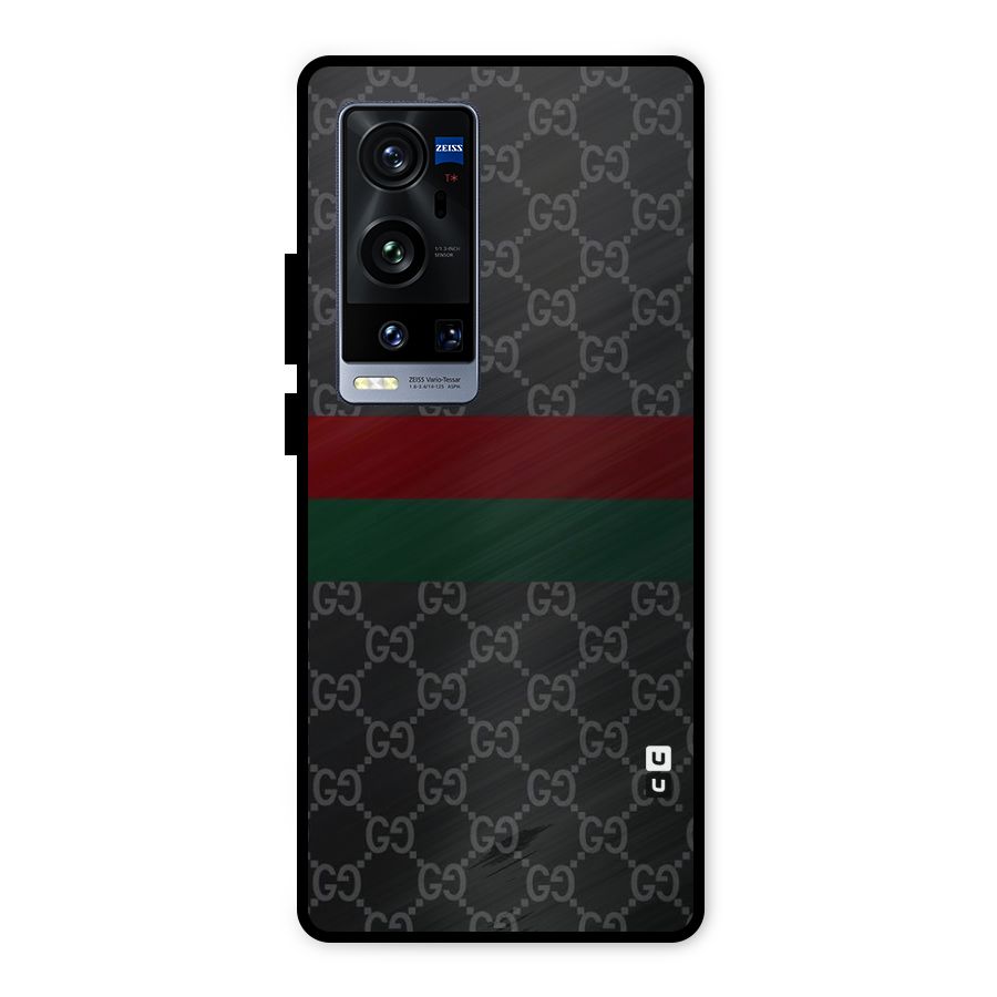 Royal Stripes Design Metal Back Case for Vivo X60 Pro Plus