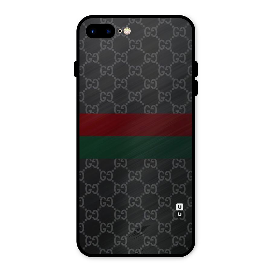 Royal Stripes Design Metal Back Case for iPhone 7 Plus