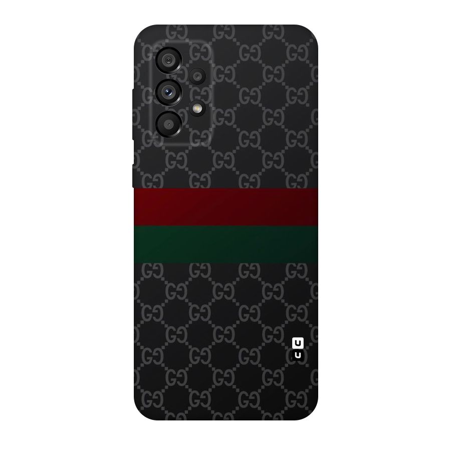 Royal Stripes Design Original Polycarbonate Back Case for Galaxy A73 5G