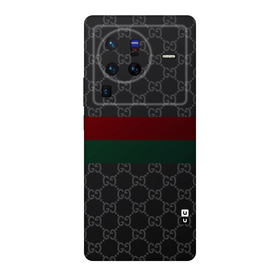 Royal Stripes Design Original Polycarbonate Back Case for Vivo X80