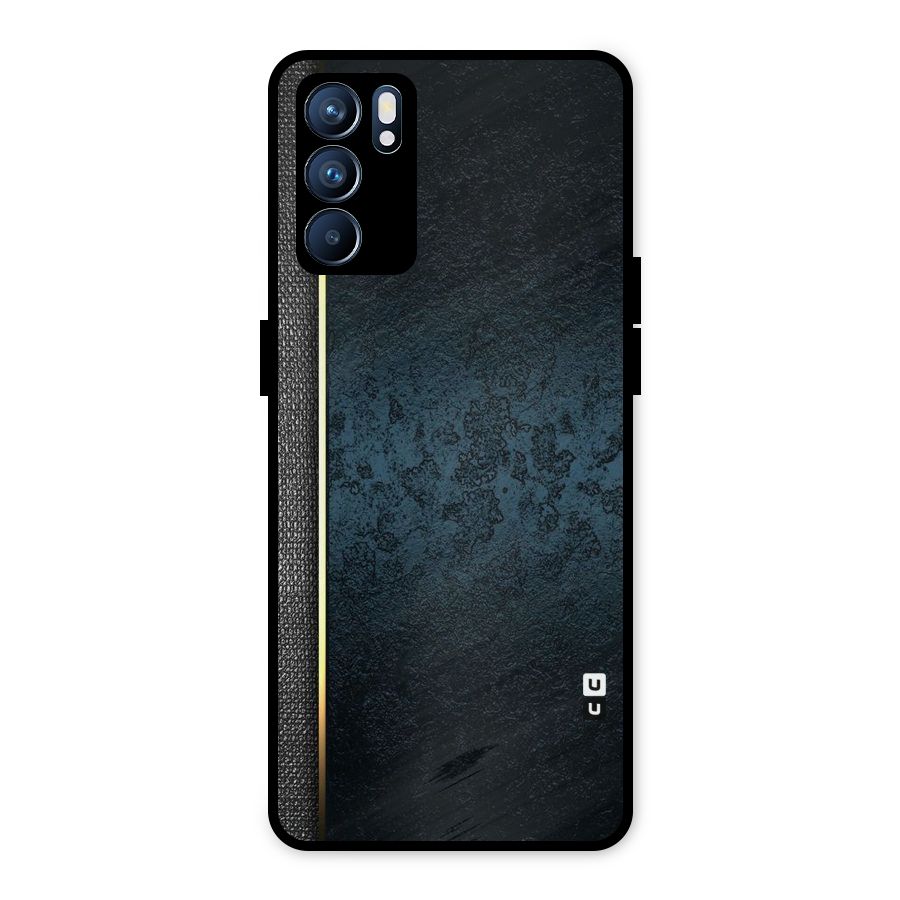 Rug Design Color Metal Back Case for Oppo Reno6 5G
