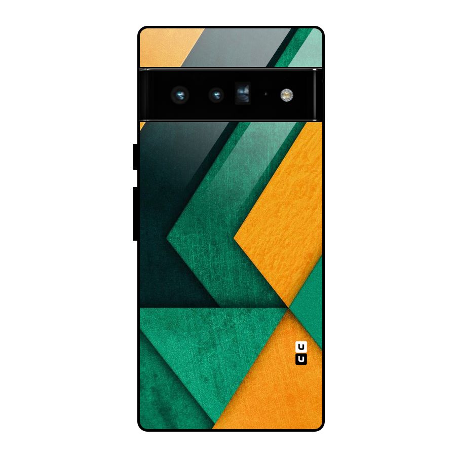 Rugged Abstract Stripes Glass Back Case for Google Pixel 6 Pro