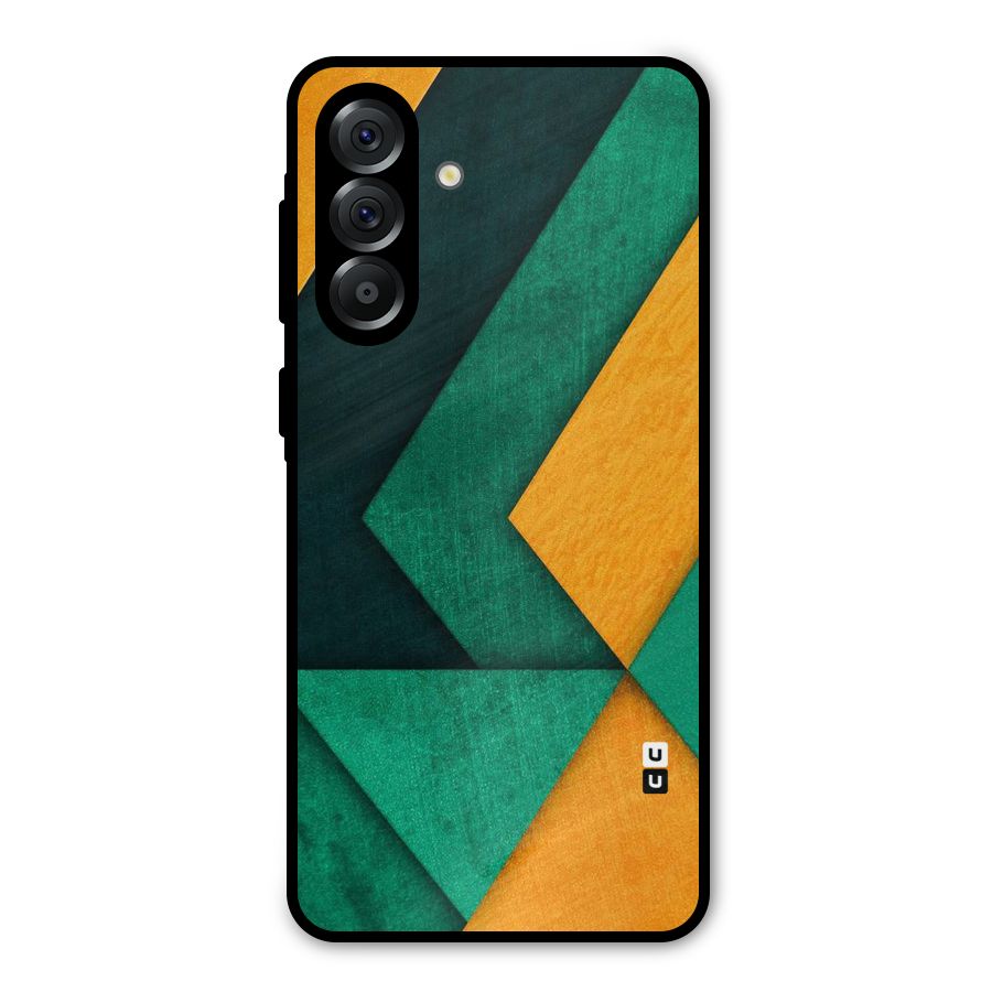Rugged Abstract Stripes Metal Back Case for Galaxy A36