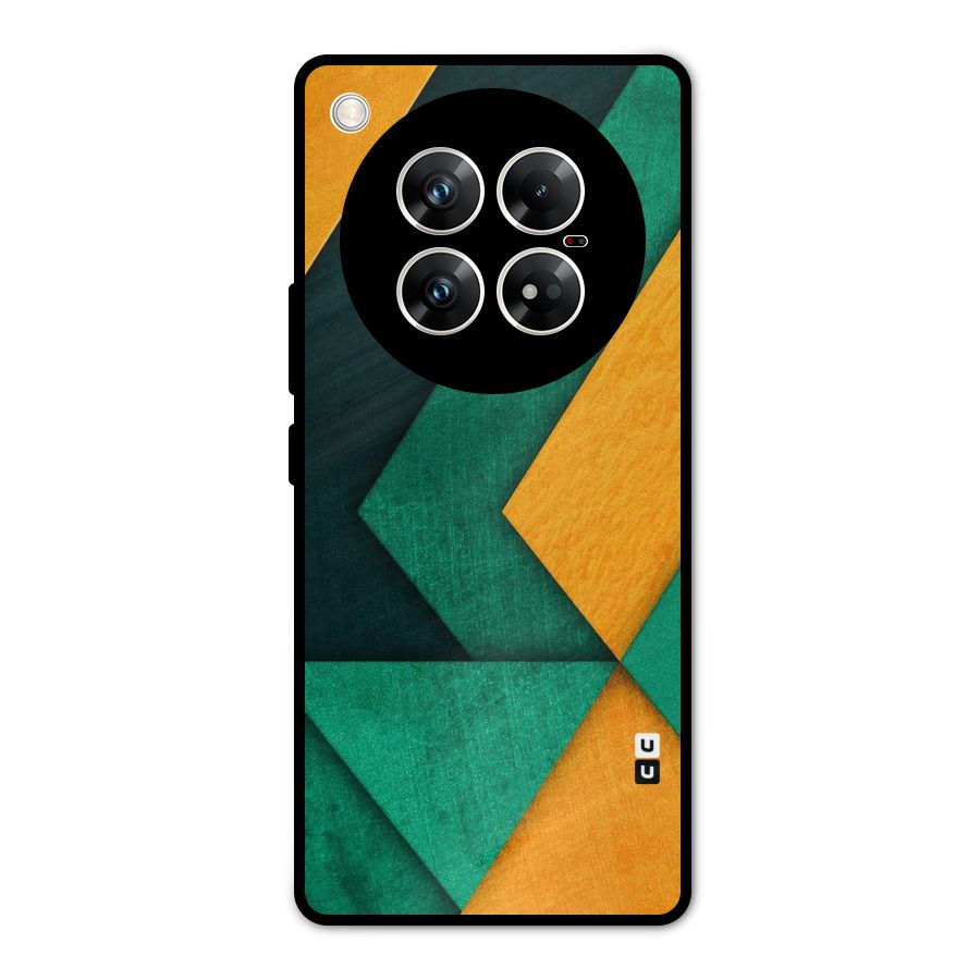 Rugged Abstract Stripes Metal Back Case for Infinix Zero 40 5G