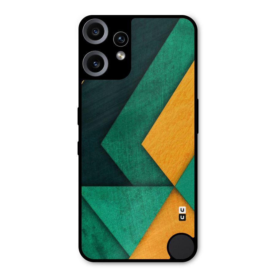Rugged Abstract Stripes Metal Back Case for Nothing CMF Phone 2 Pro