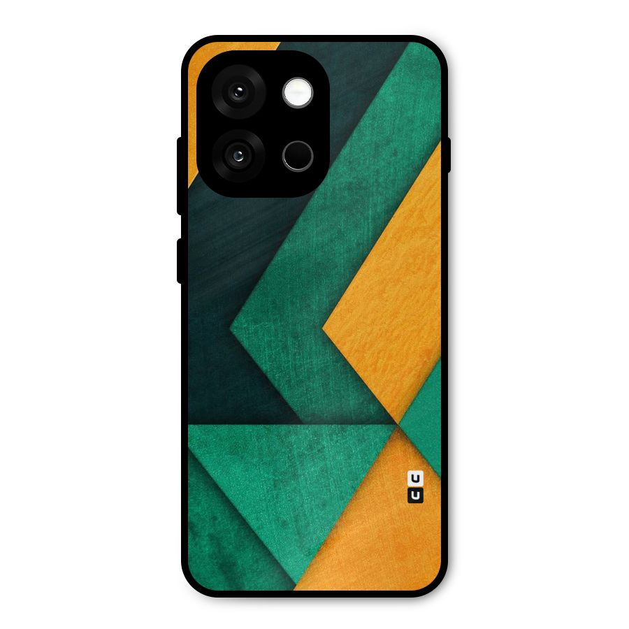 Rugged Abstract Stripes Metal Back Case for OnePlus 13s