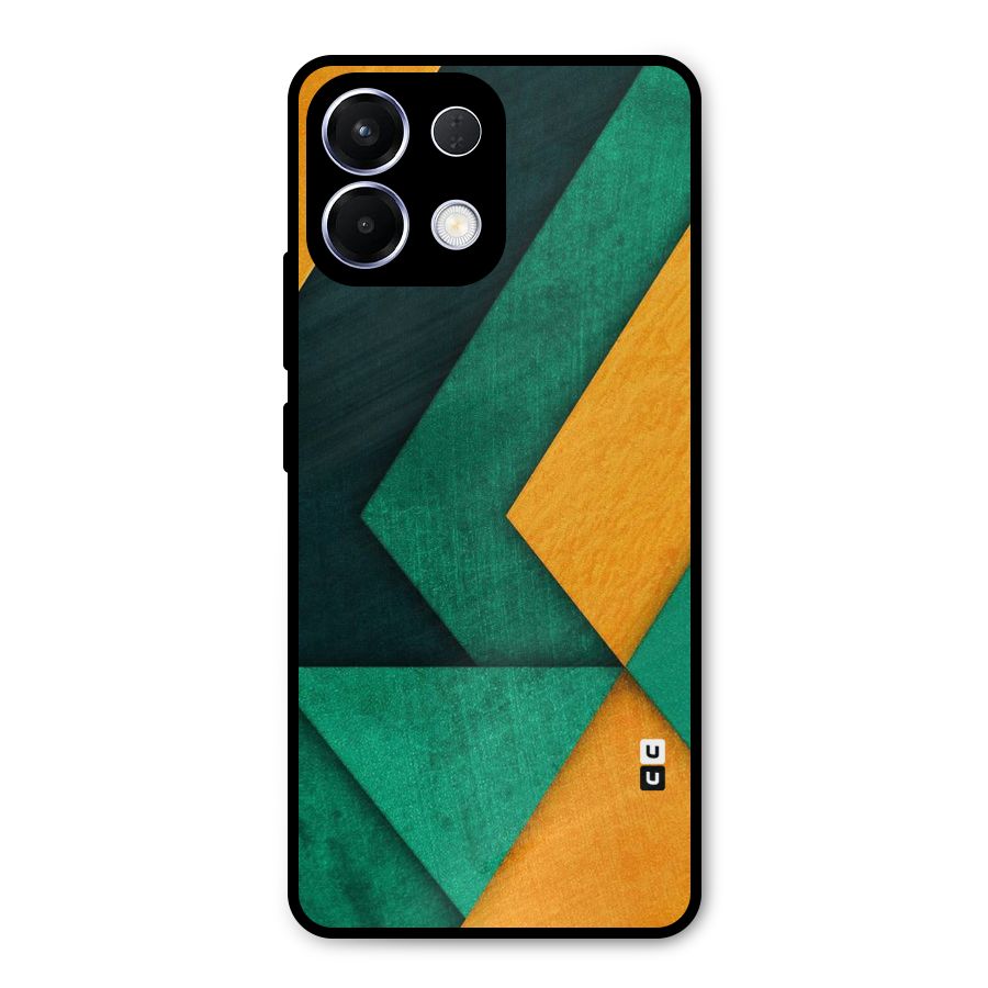Rugged Abstract Stripes Metal Back Case for Oppo K13