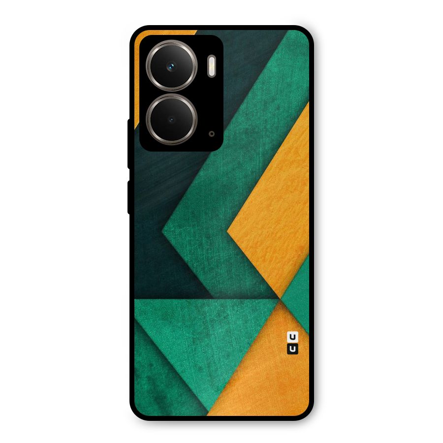 Rugged Abstract Stripes Metal Back Case for Realme P3