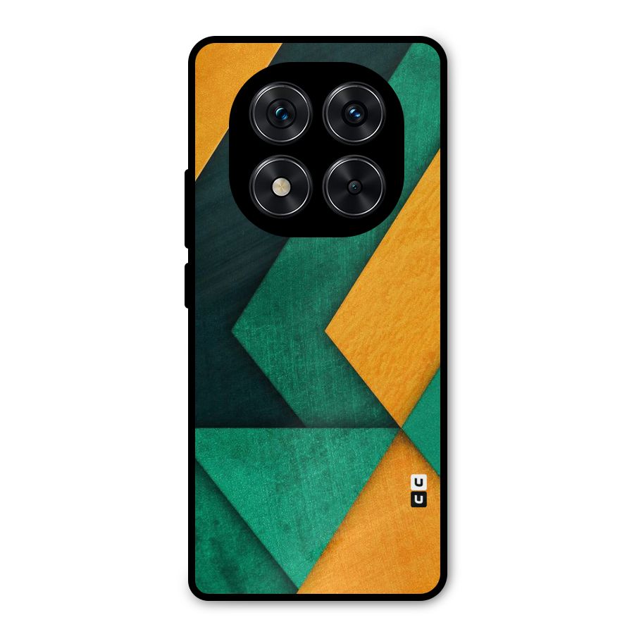 Rugged Abstract Stripes Metal Back Case for Redmi Note 14 Pro 5G