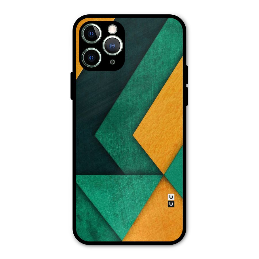 Rugged Abstract Stripes Metal Back Case for iPhone 11 Pro Max