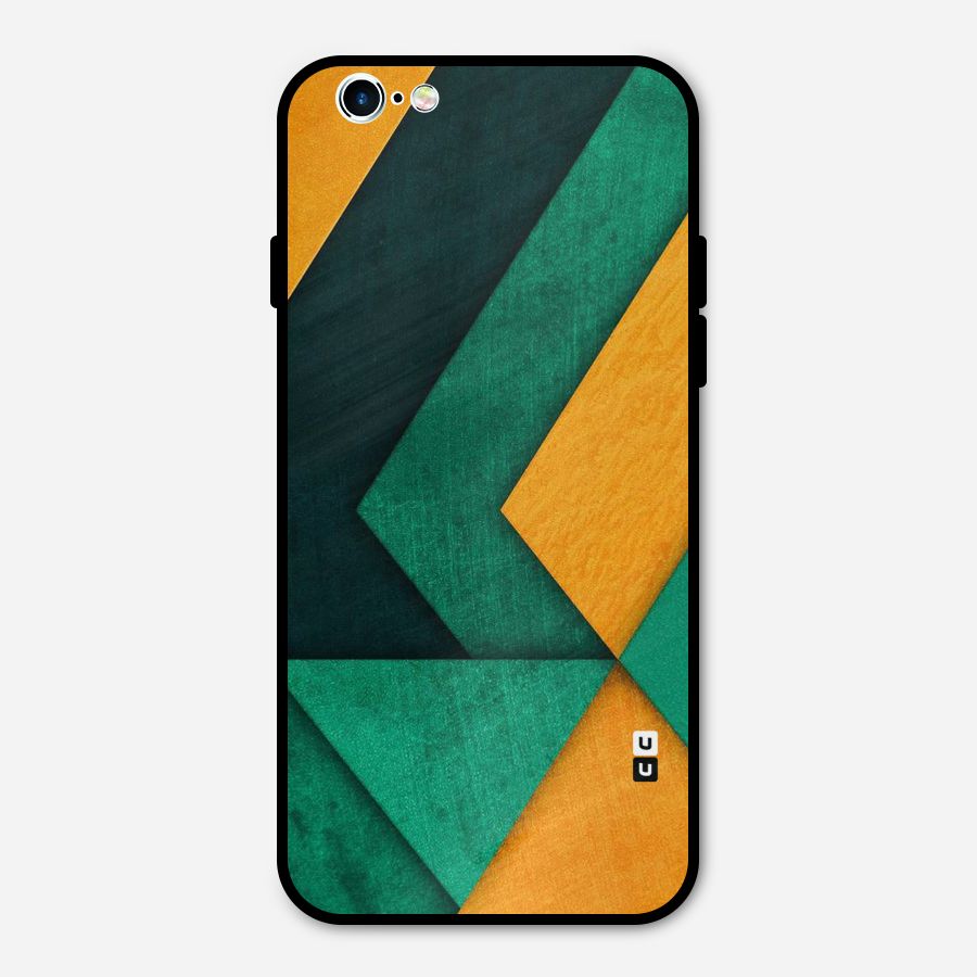 Rugged Abstract Stripes Metal Back Case for iPhone 6 6s