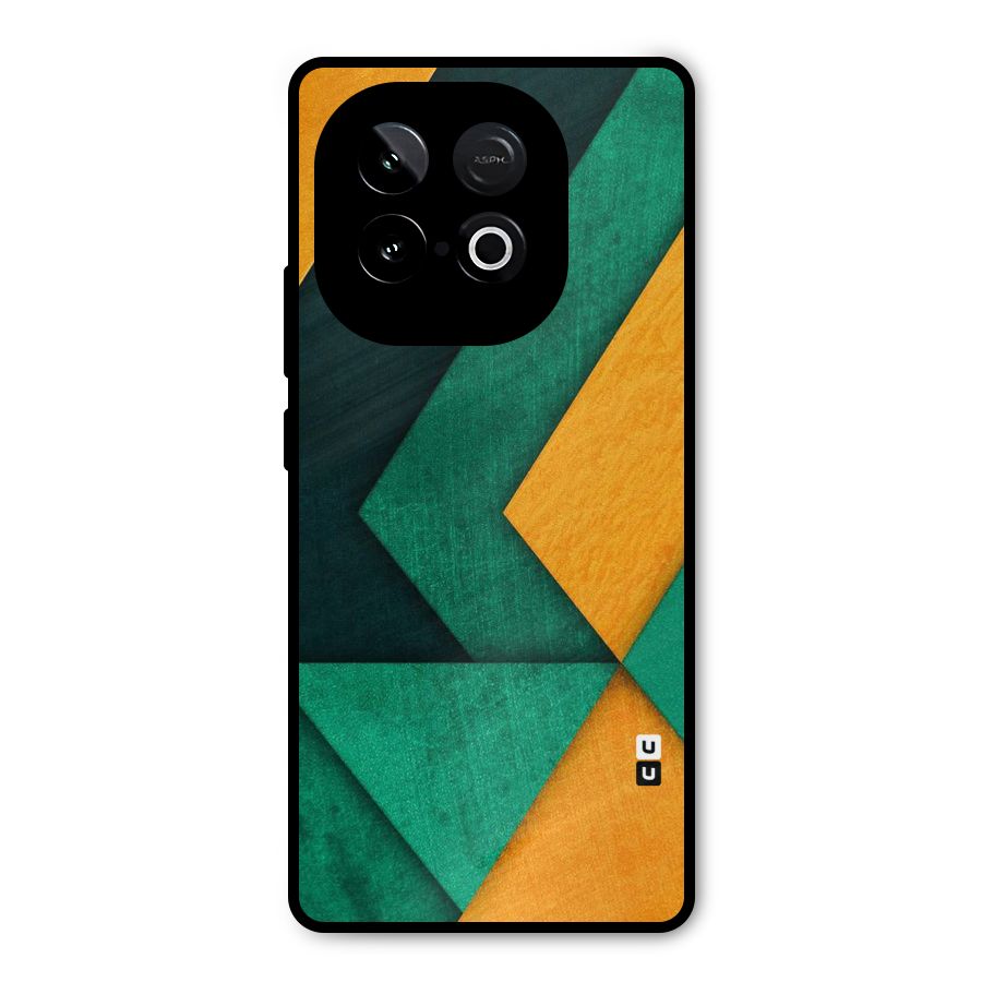 Rugged Abstract Stripes Metal Back Case for iQOO Neo 10