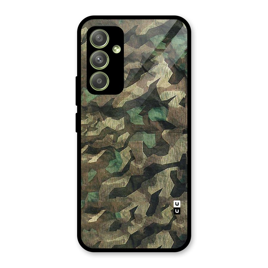 Rugged Army Glass Back Case for Galaxy A54