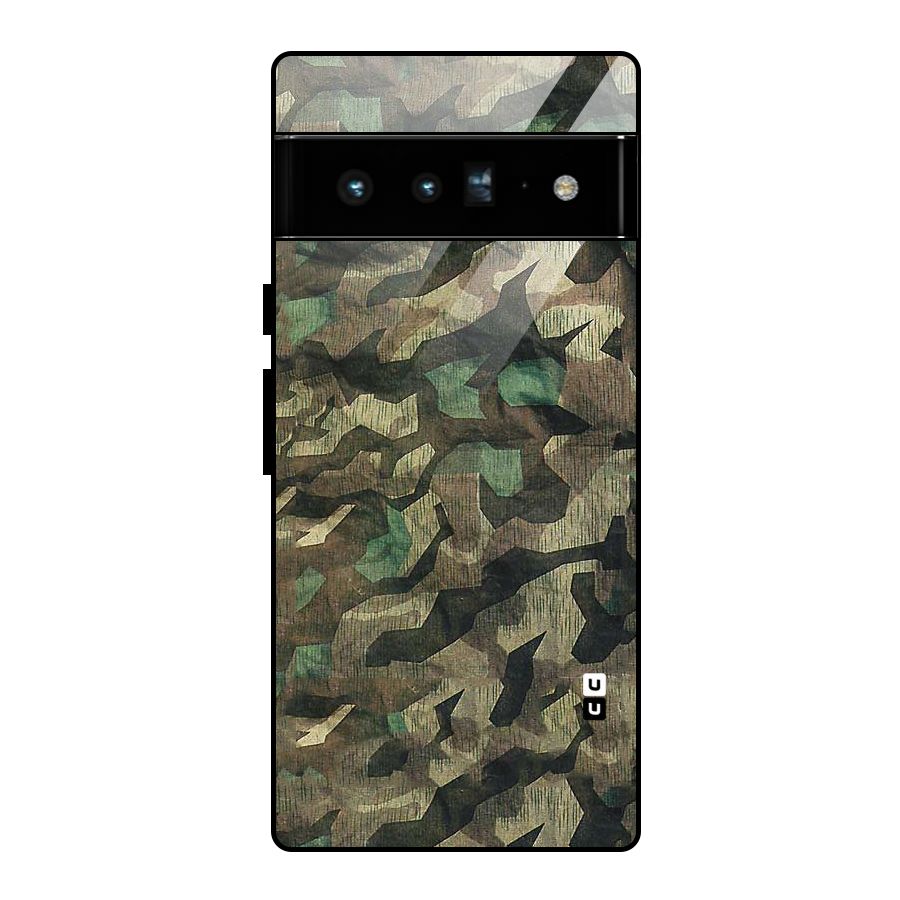 Rugged Army Glass Back Case for Google Pixel 6 Pro