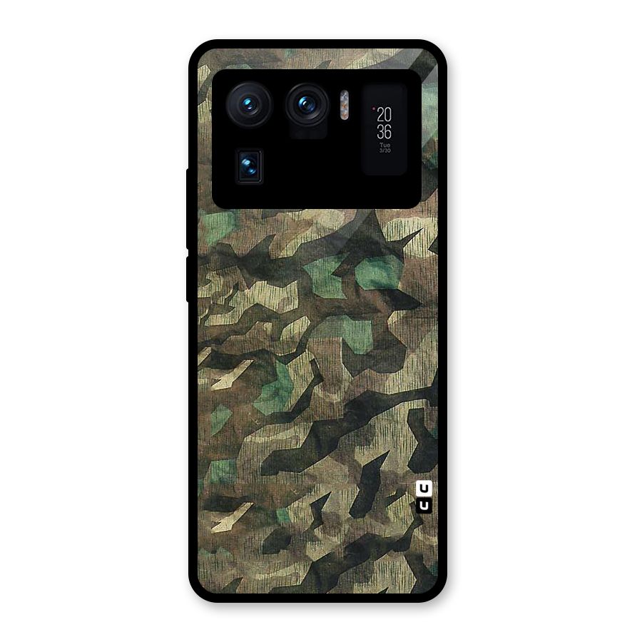 Rugged Army Glass Back Case for Mi 11 Ultra