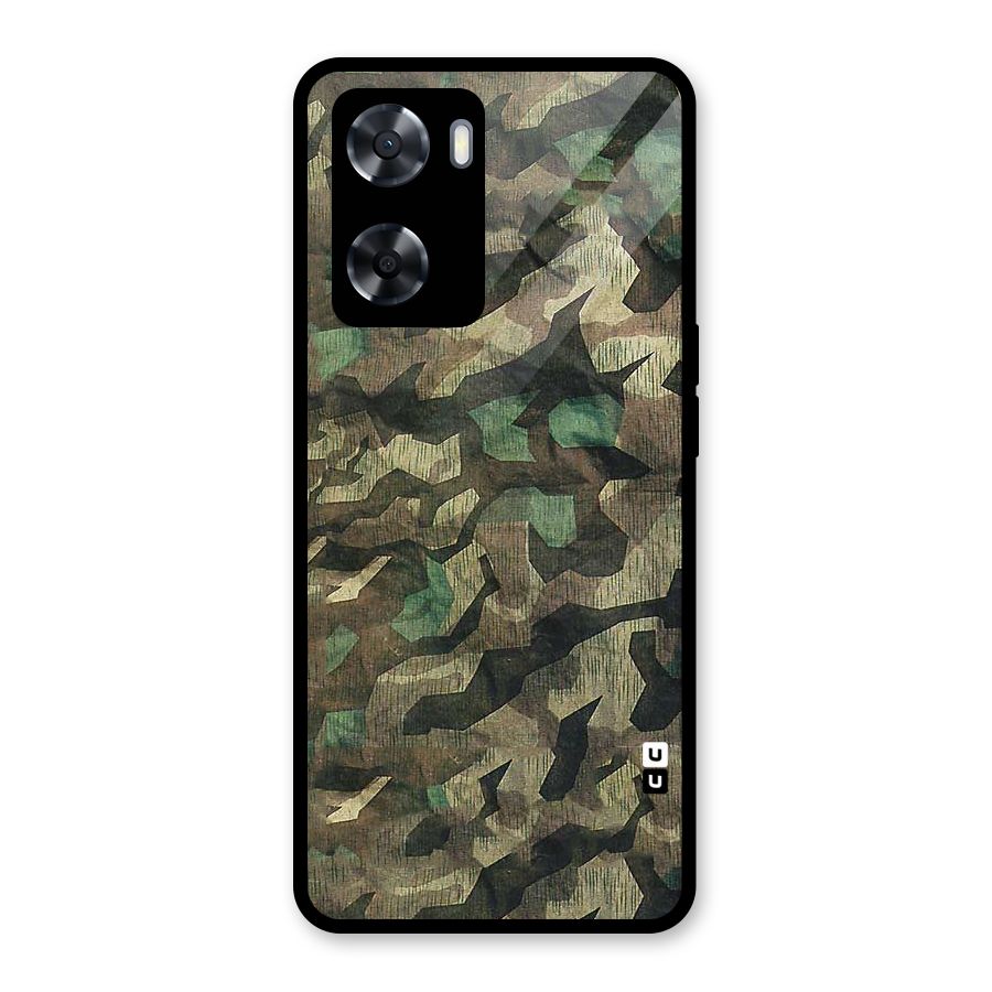 Rugged Army Glass Back Case for OnePlus Nord N20 SE