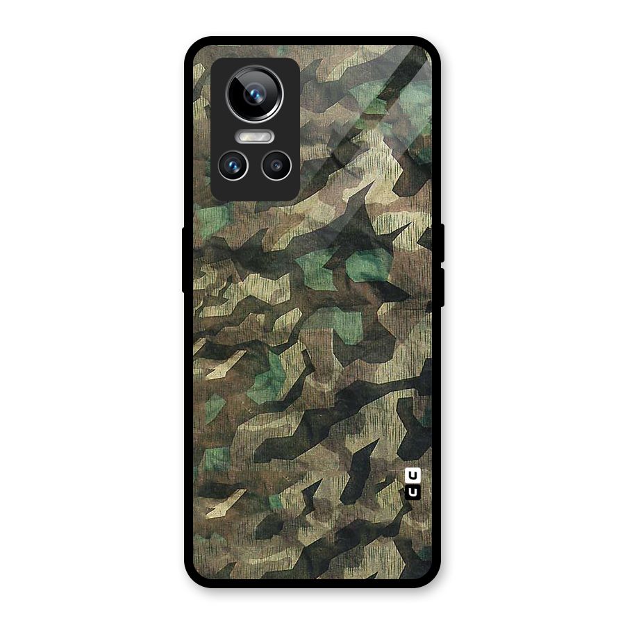 Rugged Army Glass Back Case for Realme GT Neo 3
