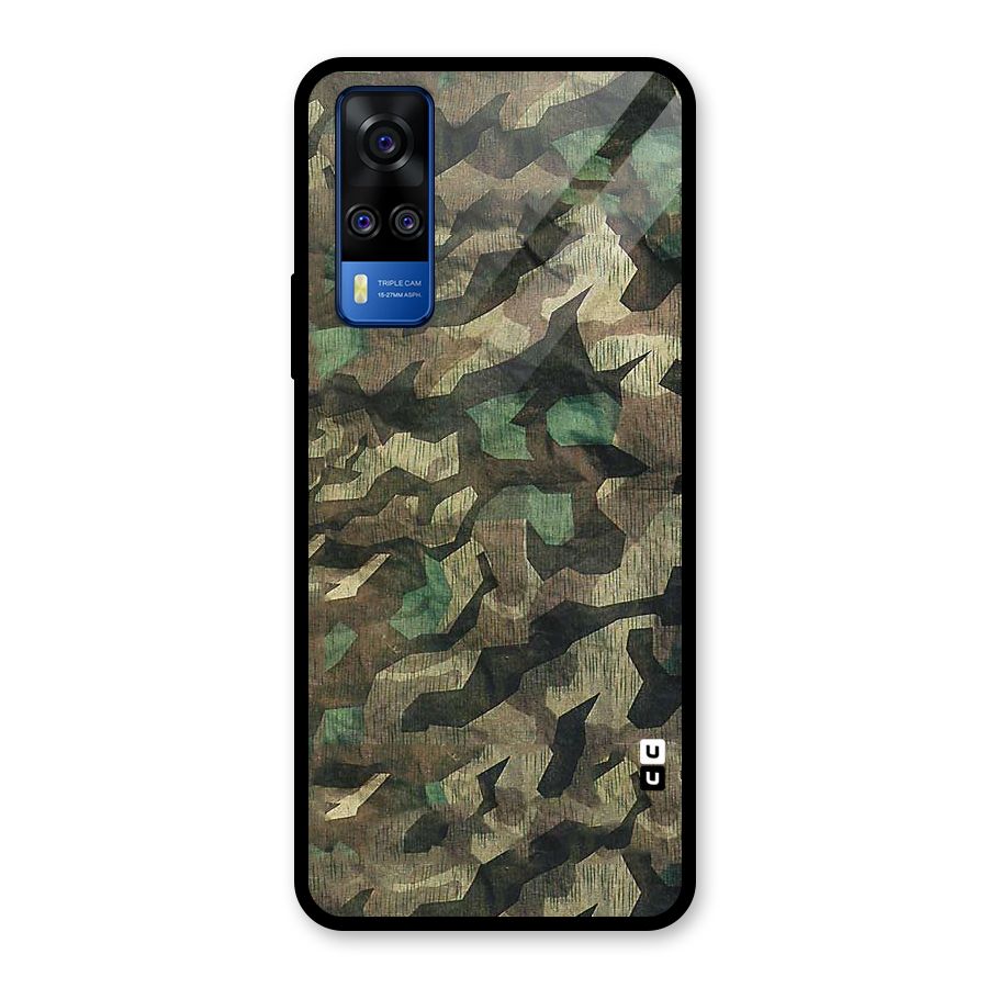 Rugged Army Glass Back Case for Vivo Y31