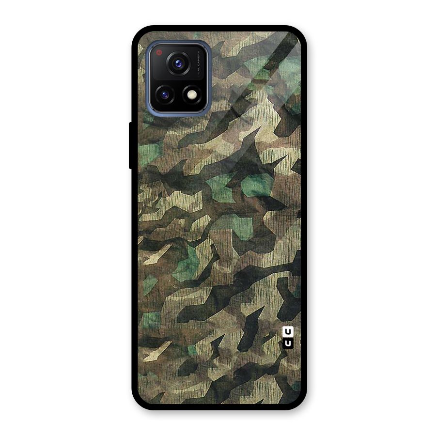 Rugged Army Glass Back Case for Vivo Y72 5G