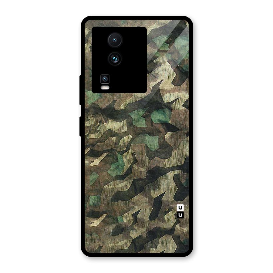 Rugged Army Glass Back Case for Vivo iQOO Neo 7