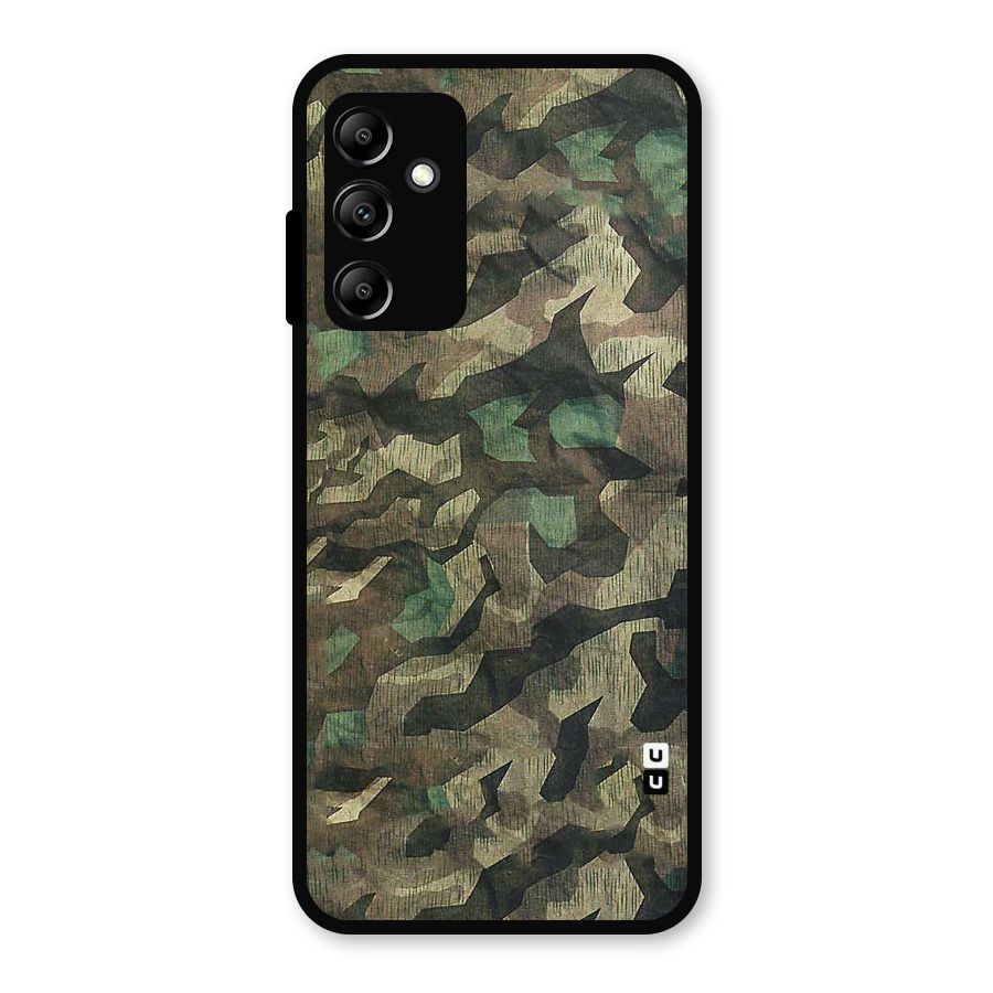 Rugged Army Metal Back Case for Galaxy A14 5G