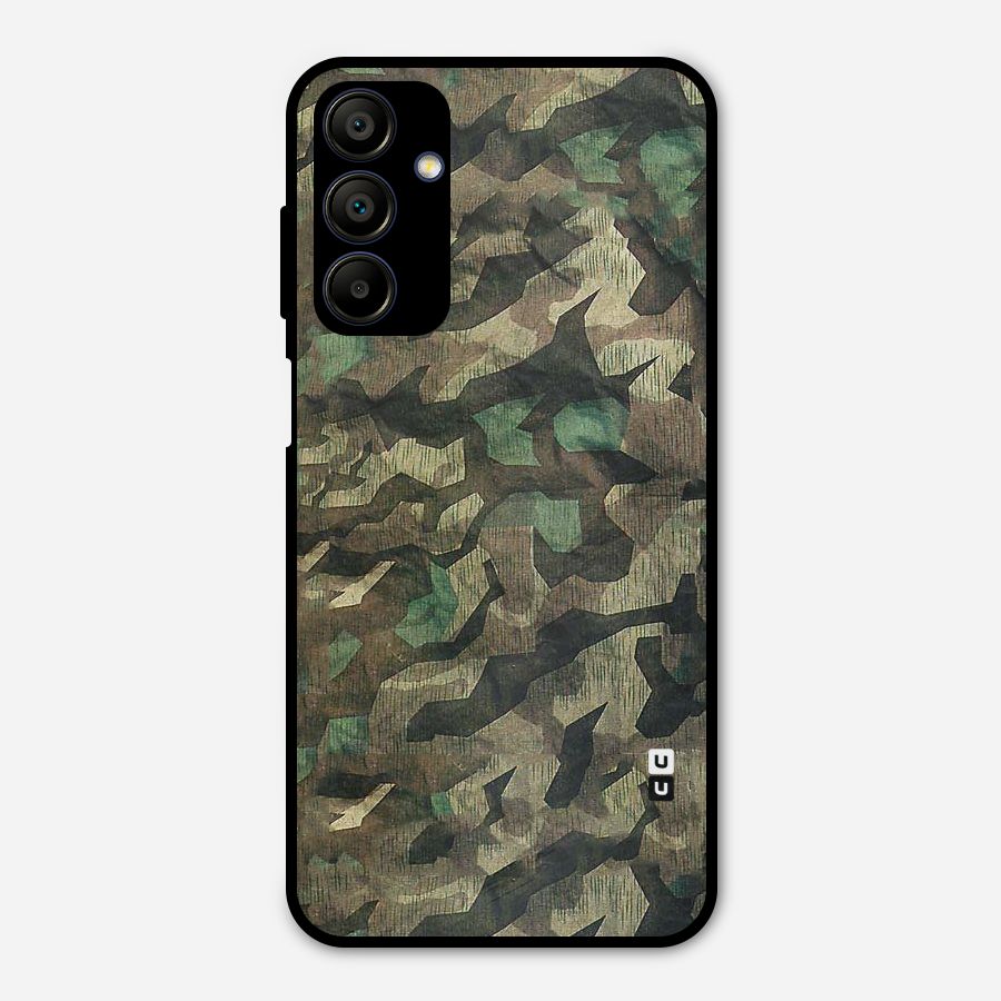 Rugged Army Metal Back Case for Galaxy A15 5G