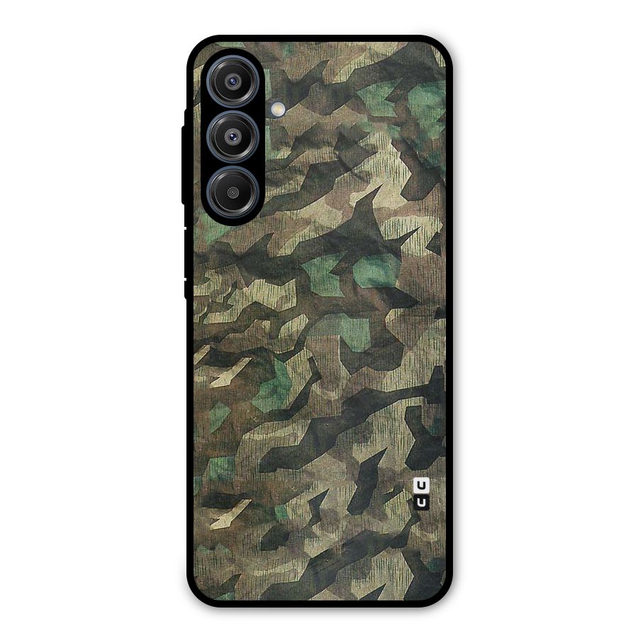 Rugged Army Metal Back Case for Galaxy A16 5G